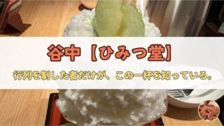【谷中】ひみつ堂|行列を制した者だけが食える、天然氷かき氷の聖地